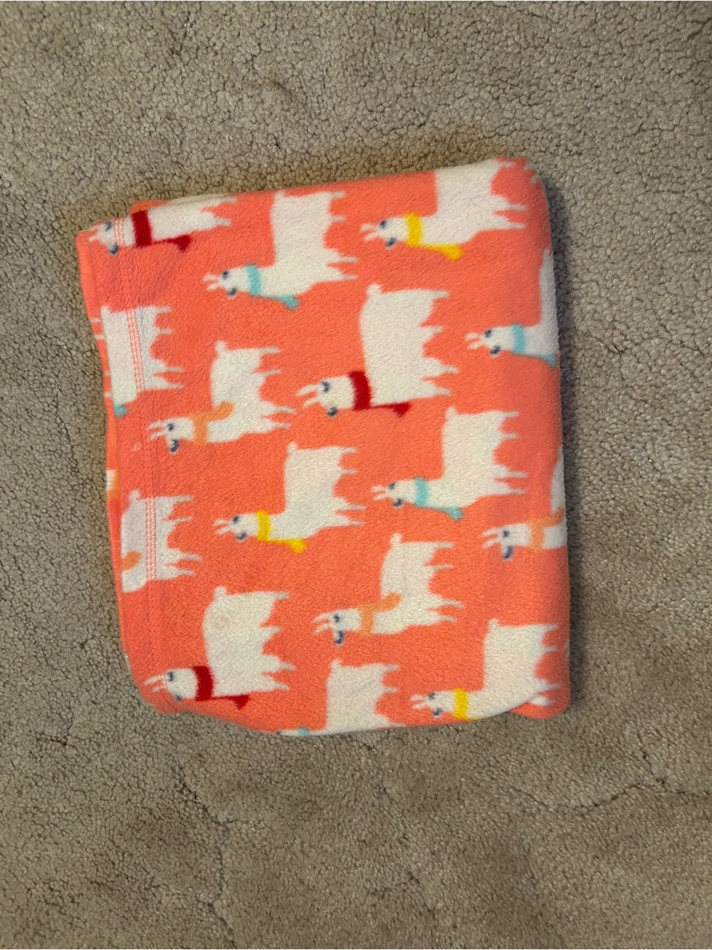 St. Nicholas Square Llama Pattern blanket